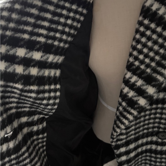 Avec Les Filles Brushed Wool Houndstooth Coat - Picture 5 of 7